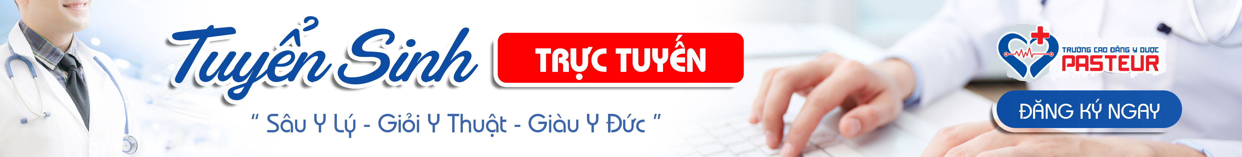 Đăng ký trực tuyến Trường Cao đẳng Y Dược Pasteur